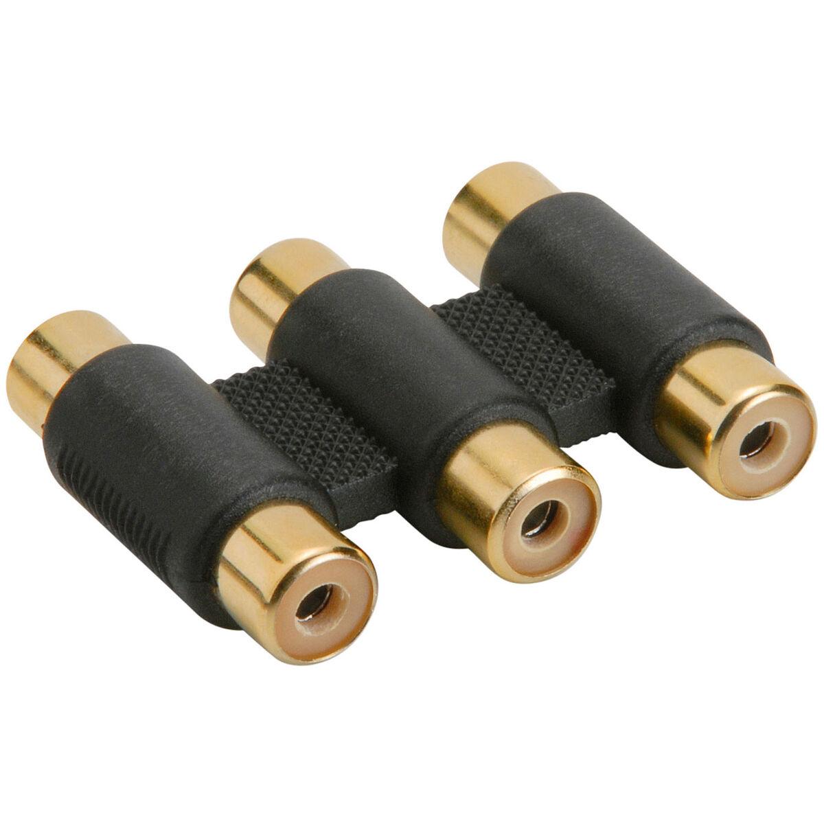 RCA Male To Dual Rt Angle RCA Female